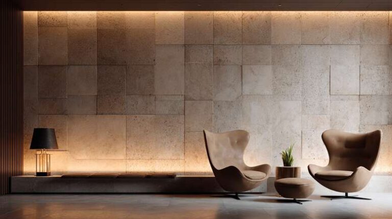 Elegante Steinwände