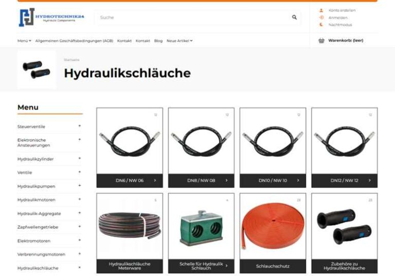 Hydraulikschläuche richtig auswählen